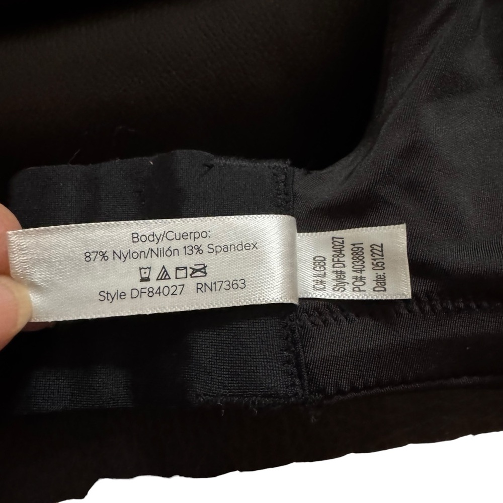 DreamFit Plus Size Bra Black 40DD 40DDD 42D 44D CHOOSE DF84027 Full Coverage NEW - Picture 7 of 7